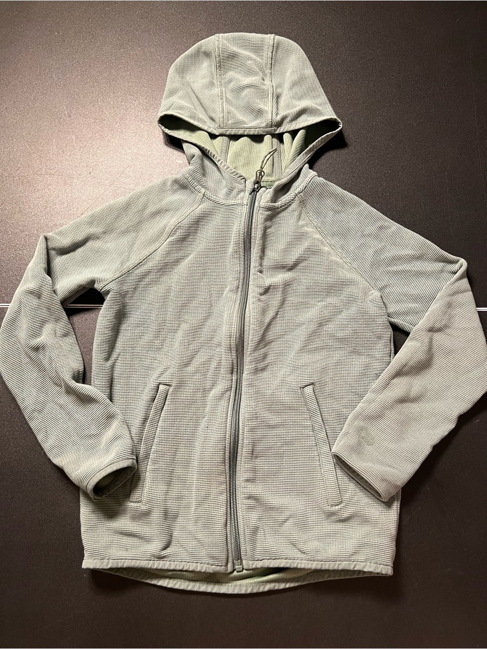 Kids all in motion Hooded Zip Jacket - Sage Green size M